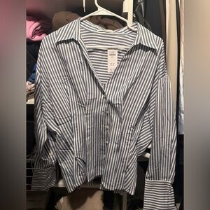 Abercrombie Nipped Poplin Shirt